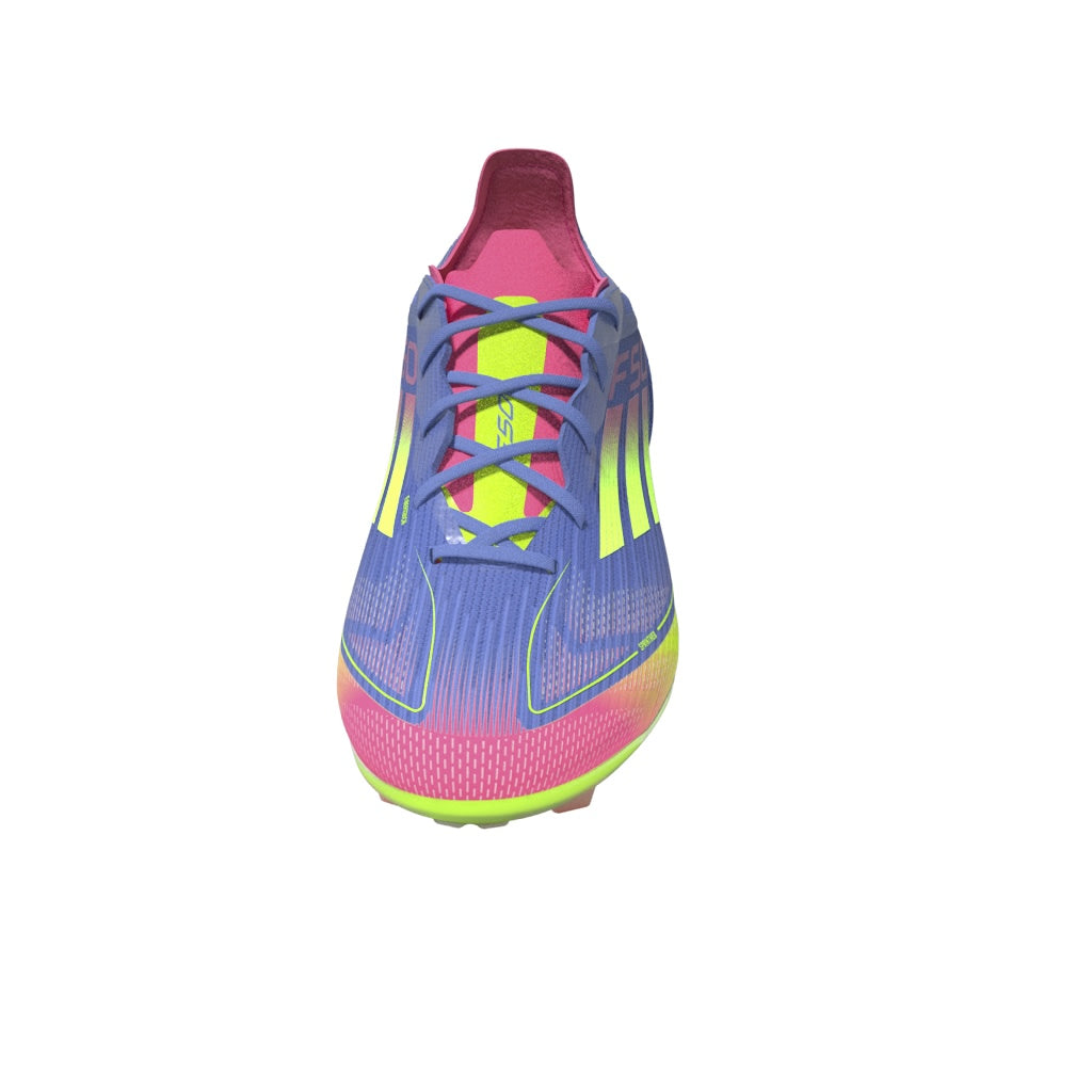 adidas F50 Elite Firm Ground Boots Junior Blue/Lemon