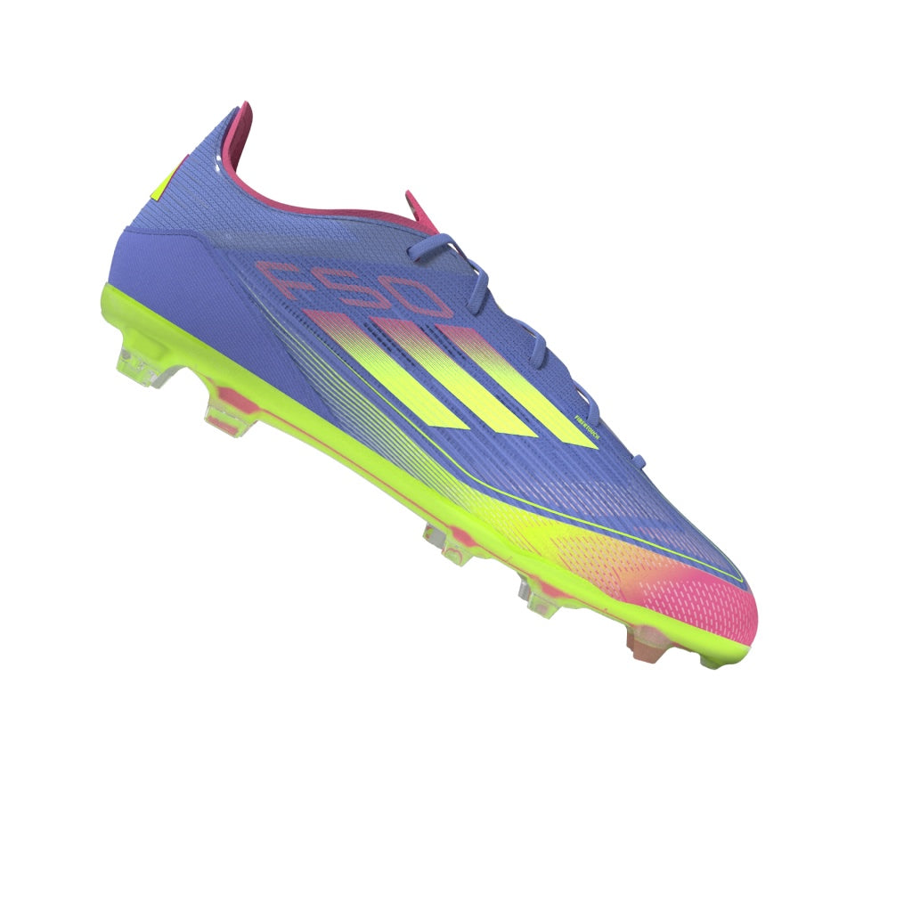 adidas F50 Elite Firm Ground Boots Junior Blue/Lemon