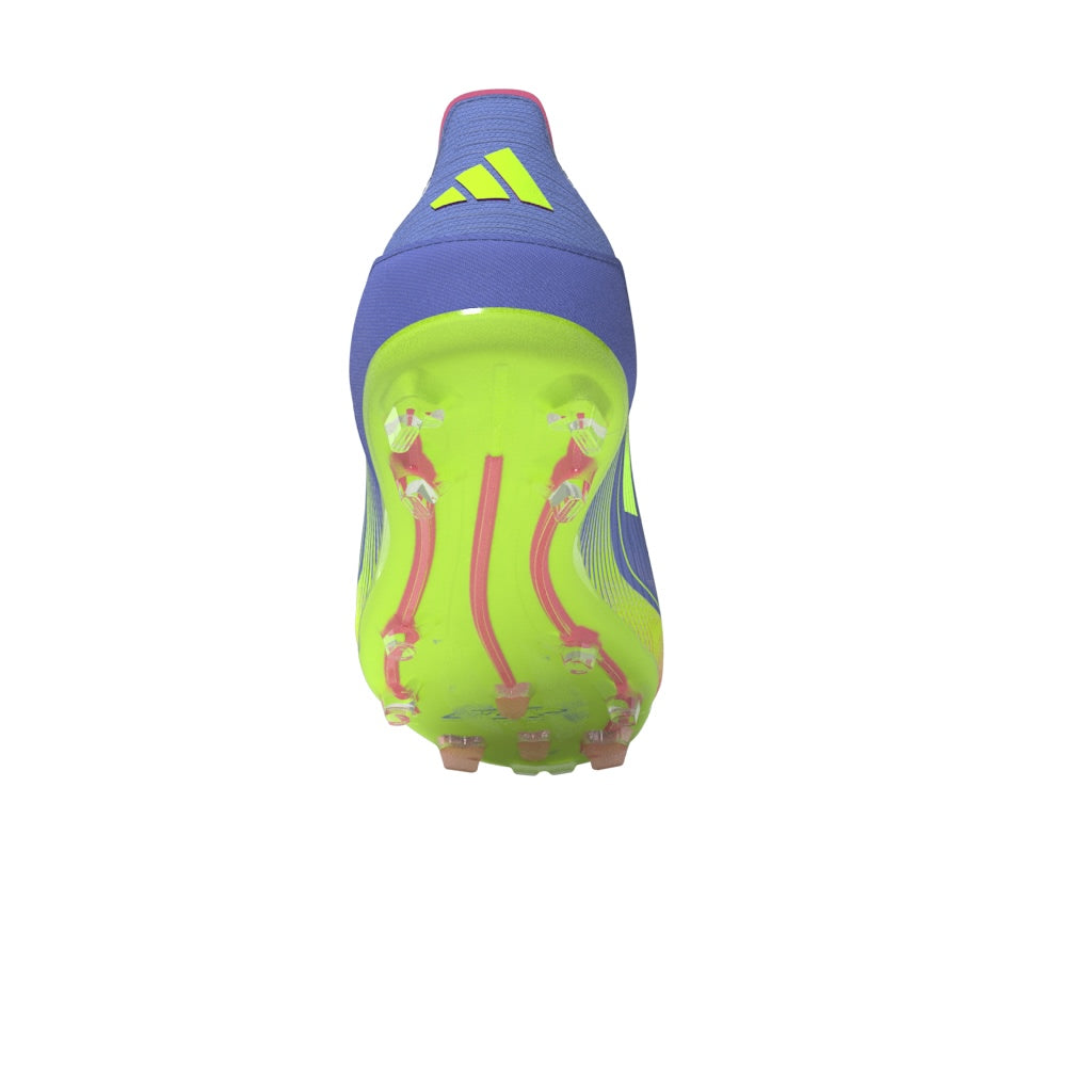 adidas F50 Elite Firm Ground Boots Junior Blue/Lemon