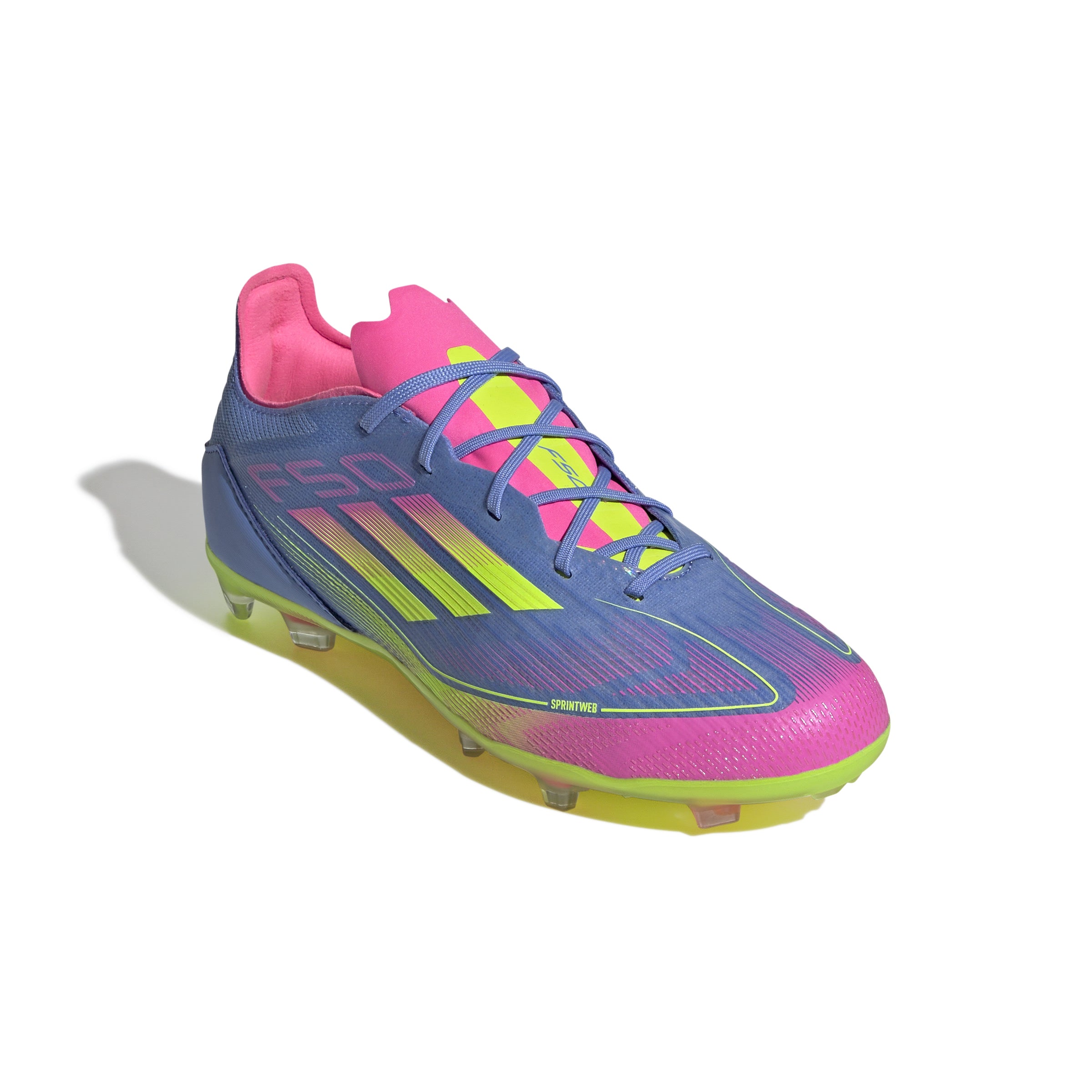 adidas F50 Elite Firm Ground Boots Junior Blue/Lemon
