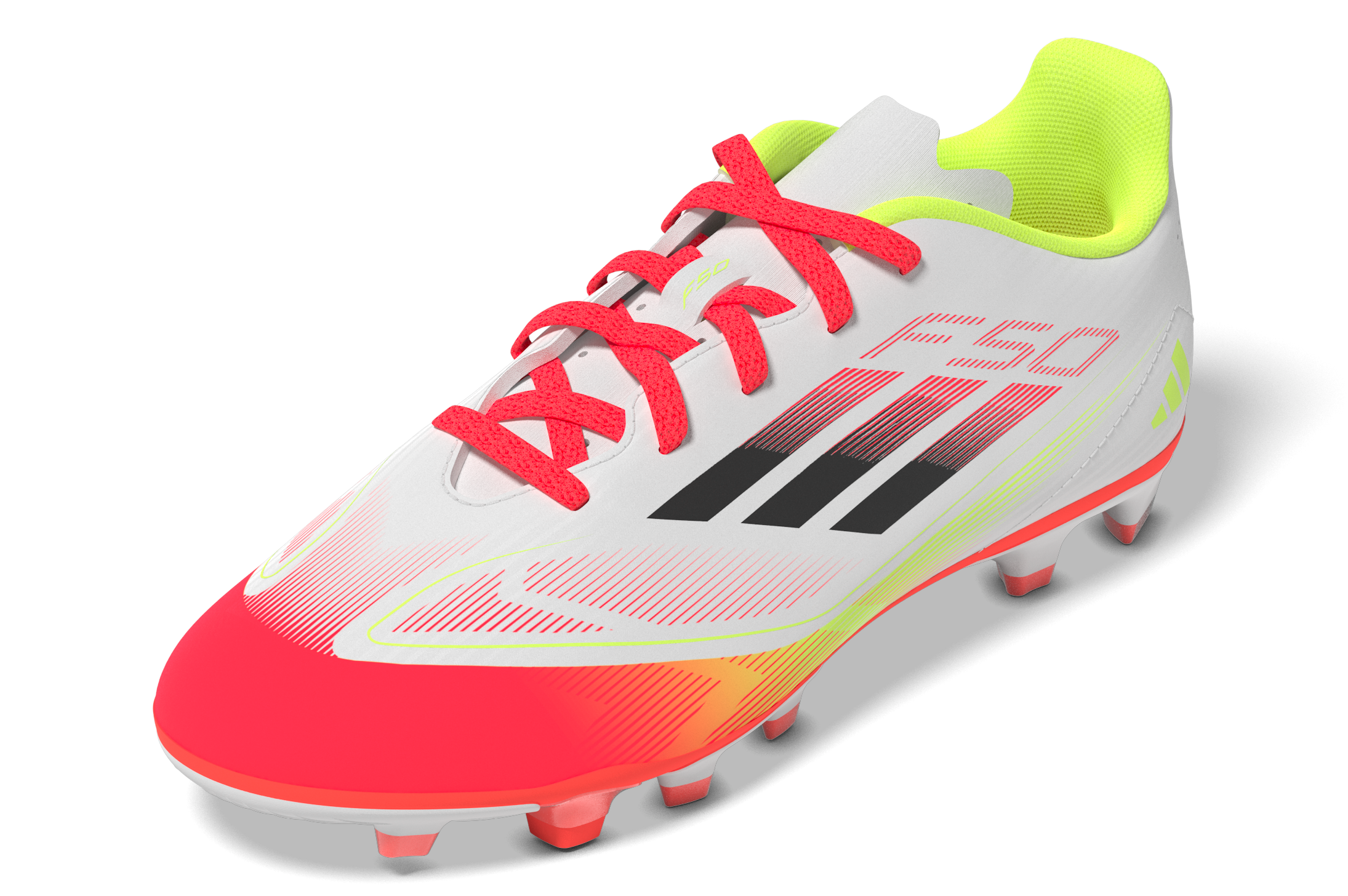 adidas F50 Club Firm/Multi-Ground Boots Kids White/Black