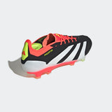 adidas Predator Elite FG Men's Firm Ground Soccer Cleats - Black/White/Solar Red