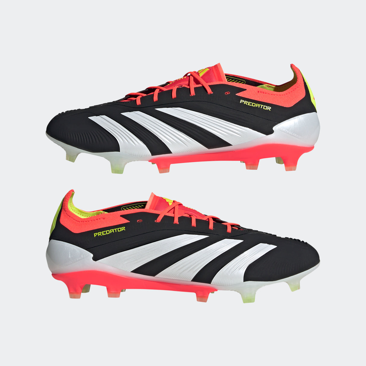 adidas Predator Elite FG Men's Firm Ground Soccer Cleats - Black/White/Solar Red