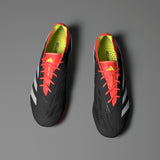 adidas Predator Elite FG Men's Firm Ground Soccer Cleats - Black/White/Solar Red