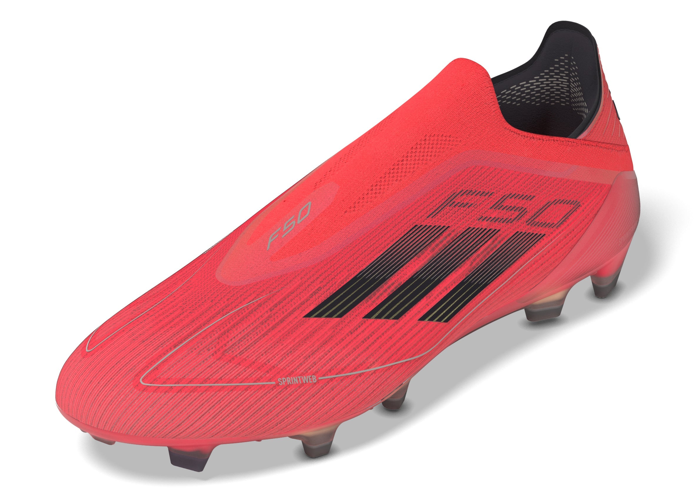 Red adidas laceless boots shop