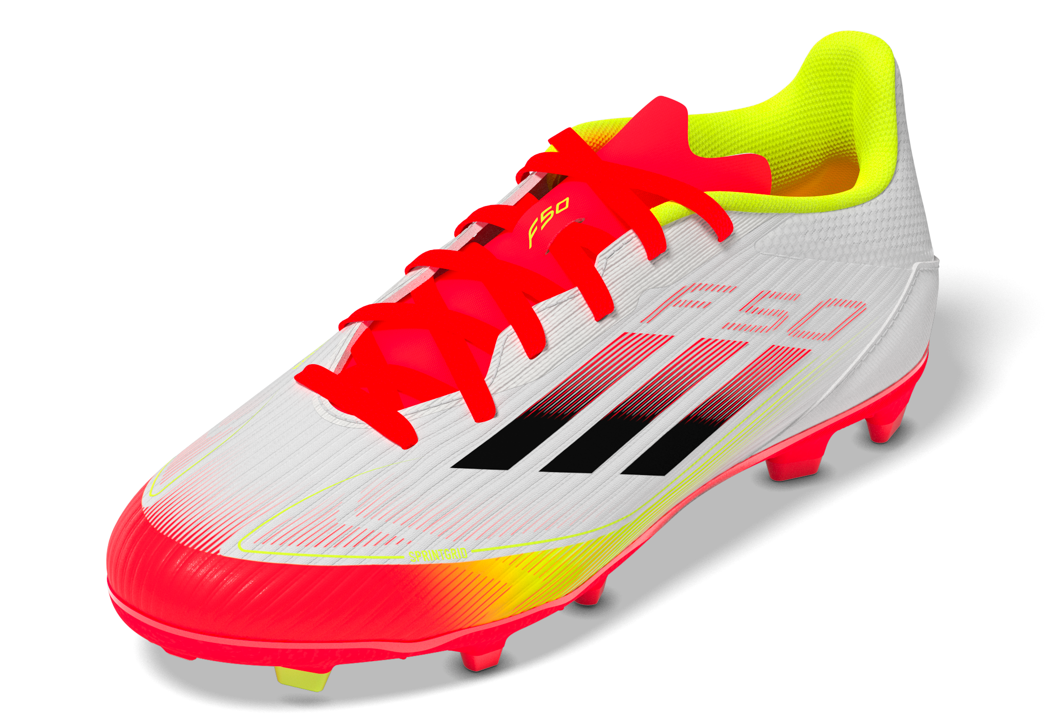 adidas F50 League Firm/Multi-Ground Boots Kids White/Black