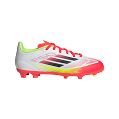 adidas F50 League Firm/Multi-Ground Boots Kids White/Black