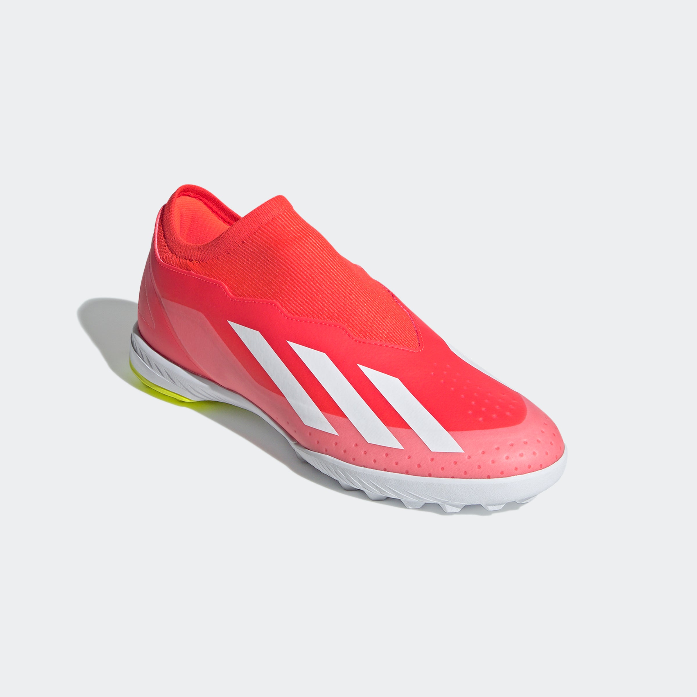 adidas X Crazyfast League LL TF Laceless Turf Boots Solar Red/White/Solar Yellow