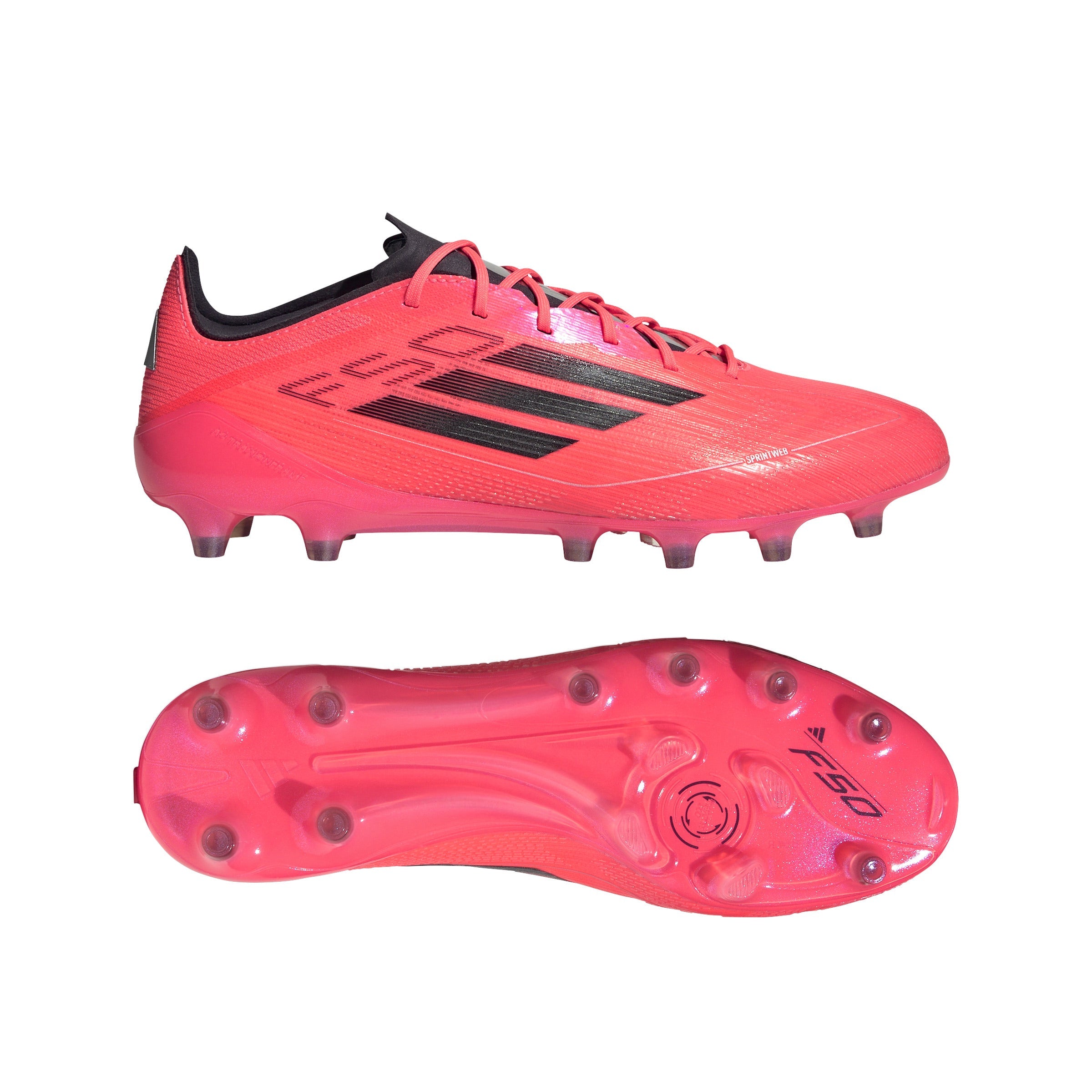 Adidas F50 Elite Artificial Grass Cleats Turbo Black 9