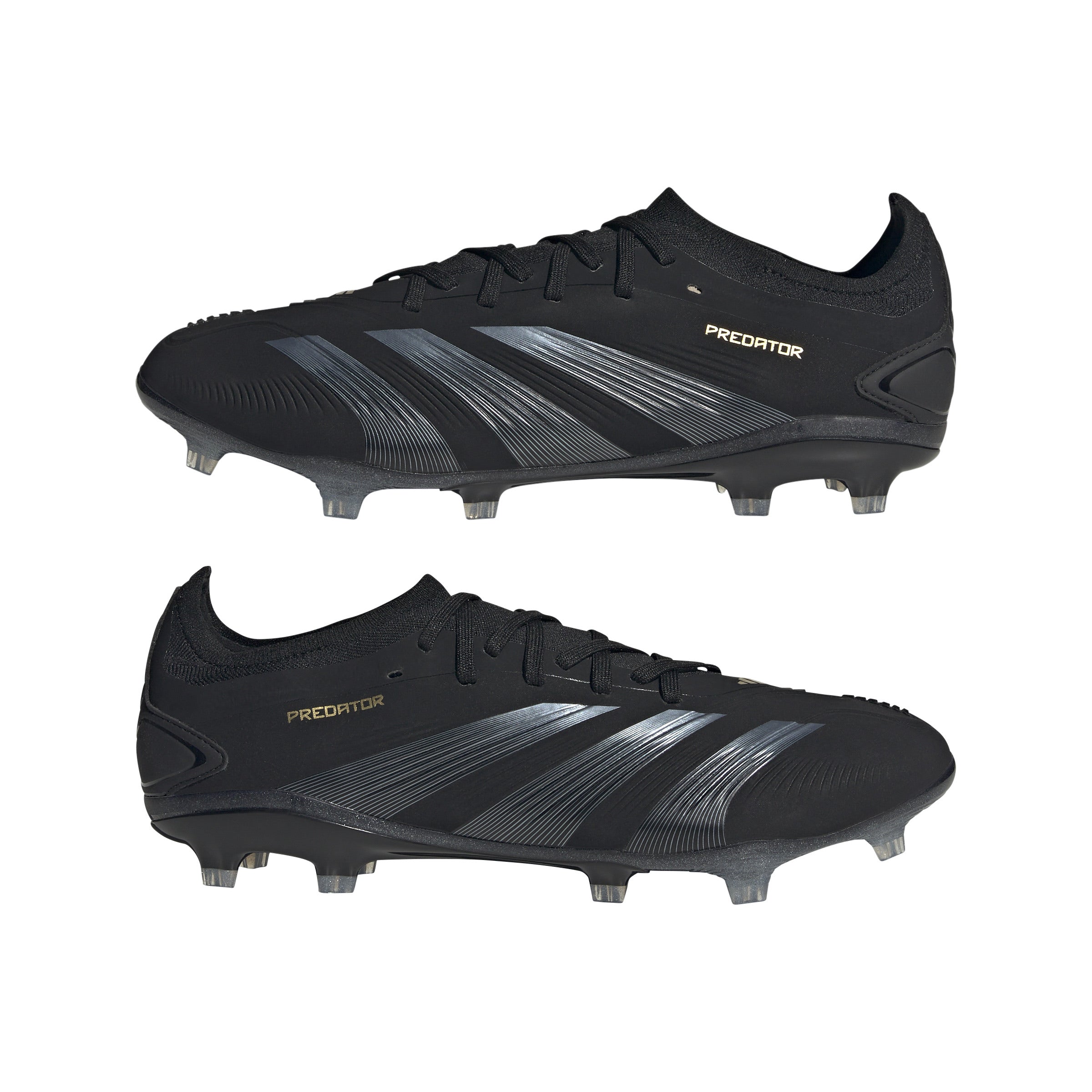 Adidas Predator Pro FG Firm Ground Soccer Cleats Black Carbon Gold 8