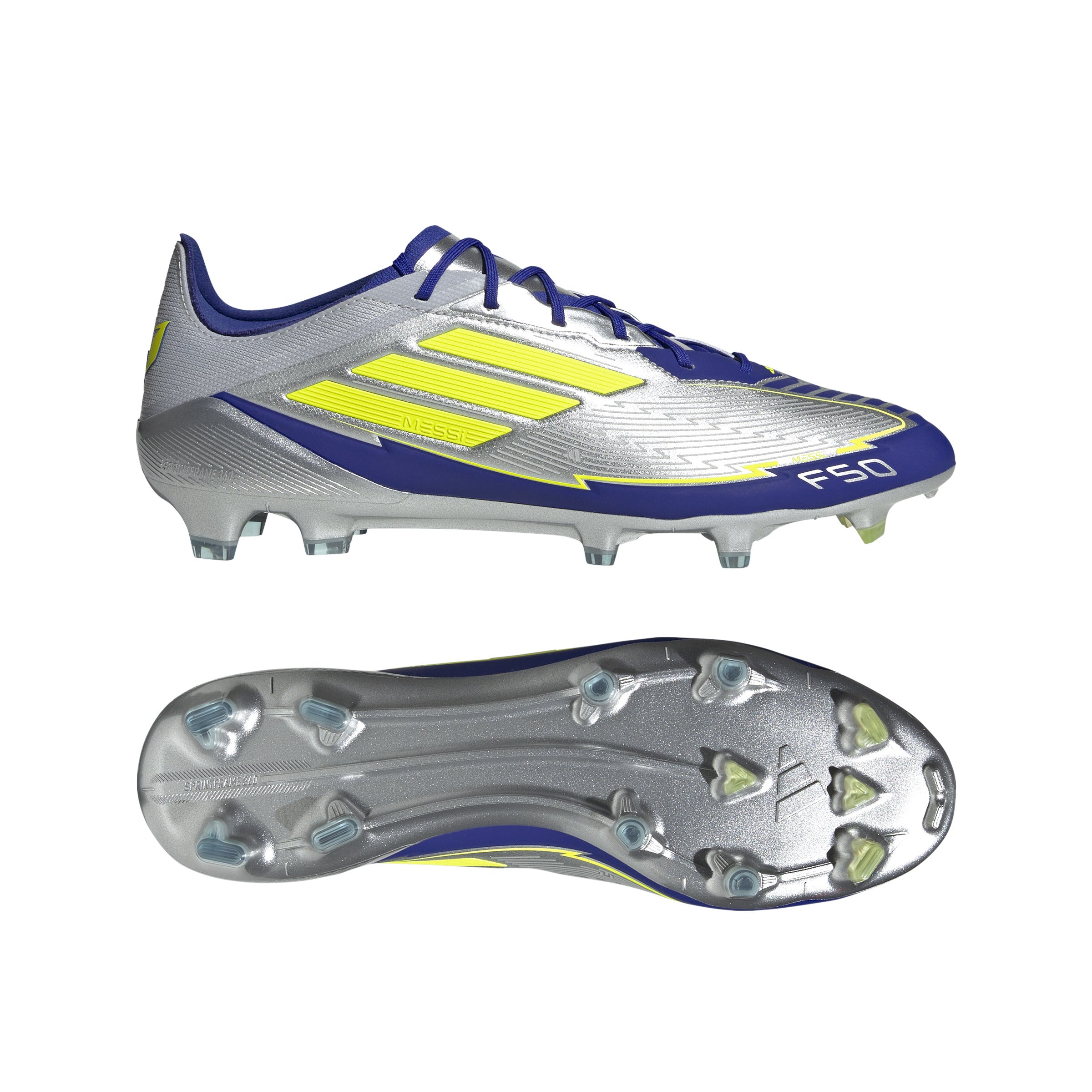 adidas F50 Elite Messi Firm Ground Boots Silver