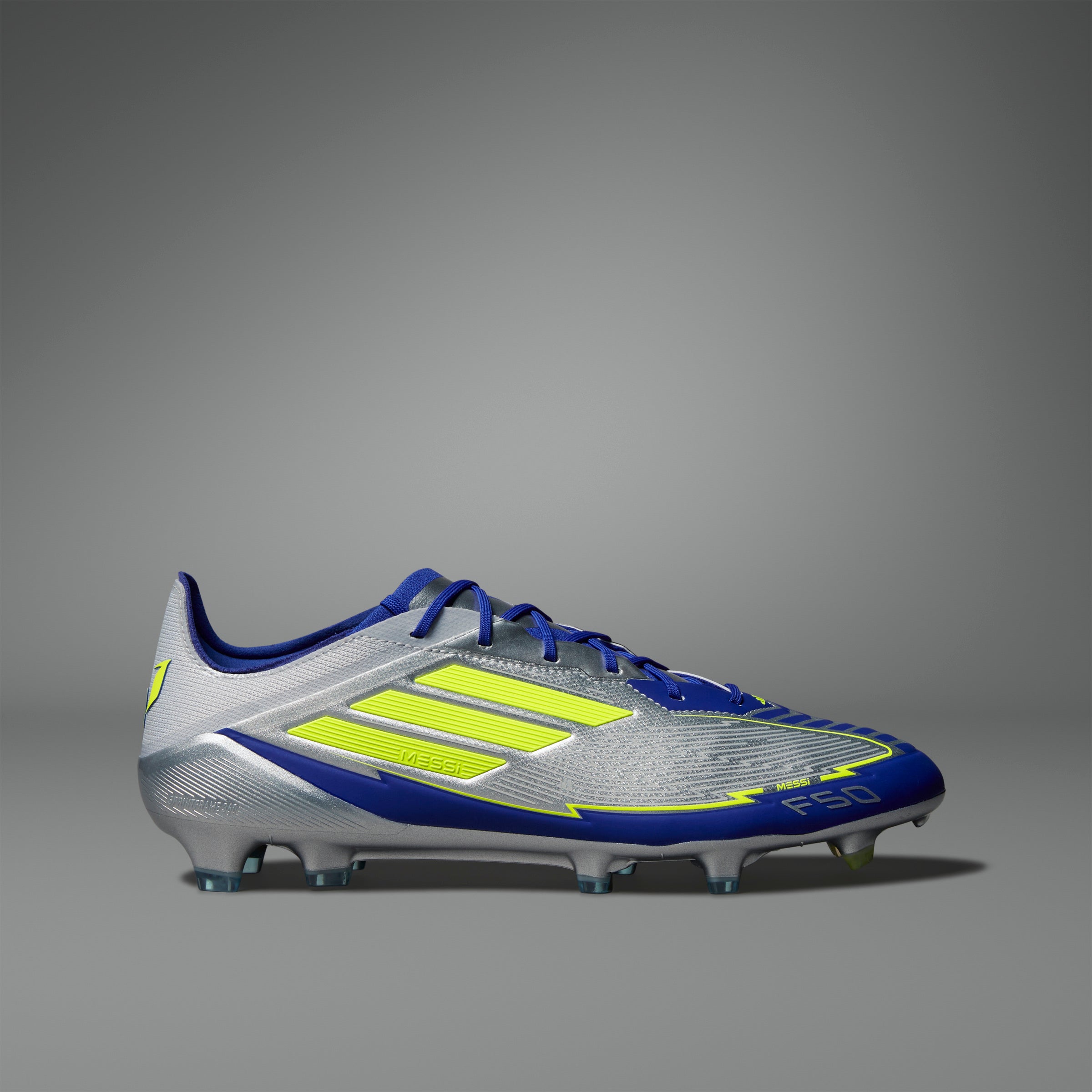 adidas F50 Elite Messi Firm Ground Boots Silver