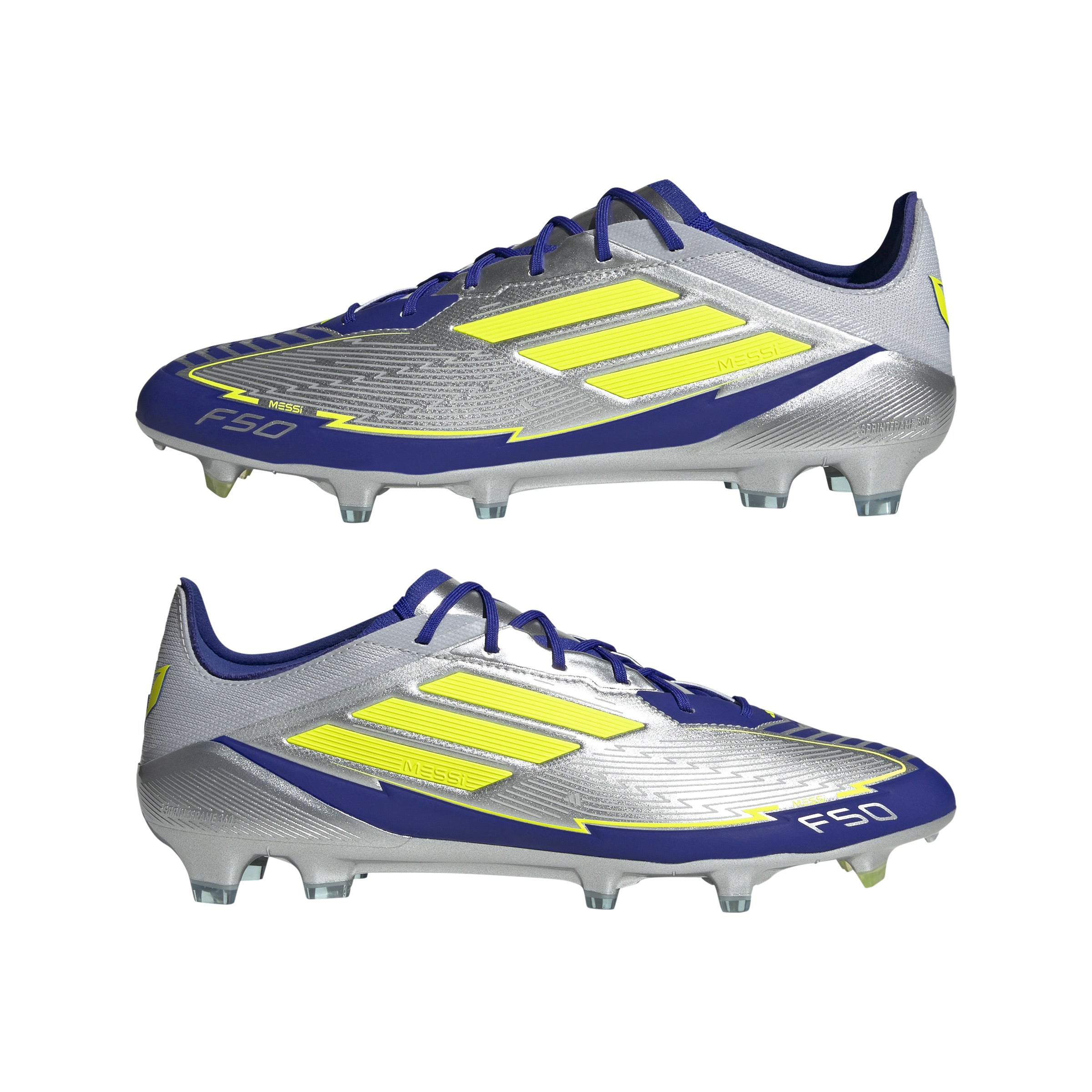 adidas F50 Elite Messi Firm Ground Boots Silver