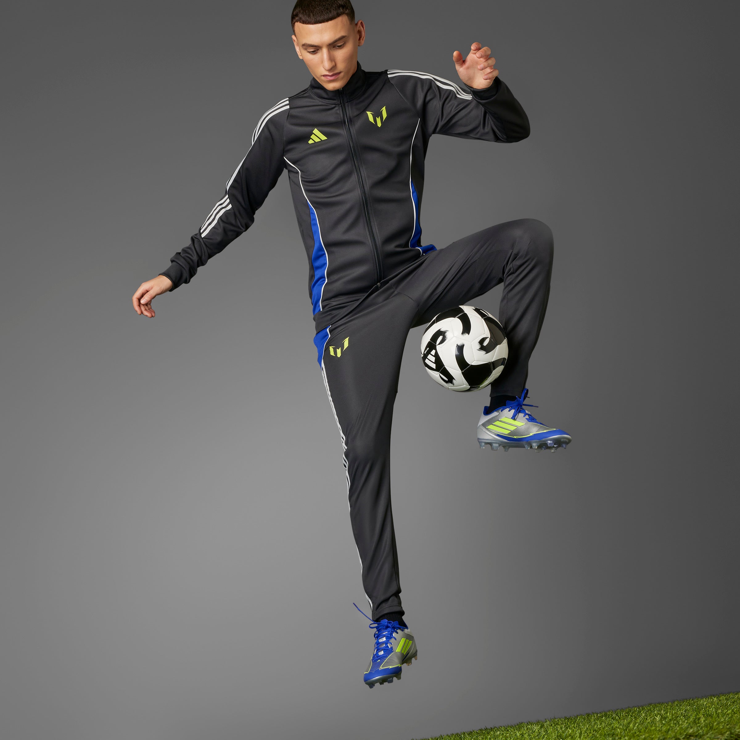 adidas F50 League Messi Firm/Multi-Ground Boots Silver/Yellow