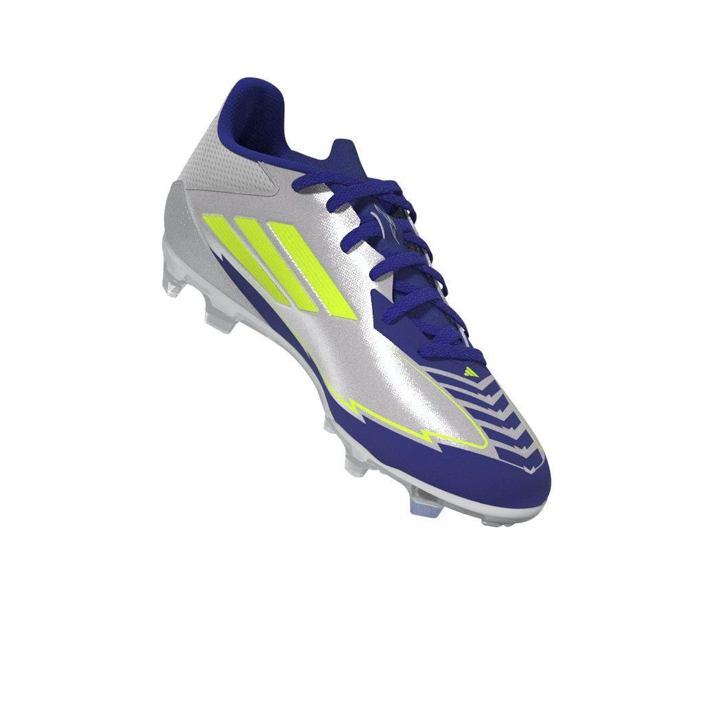 adidas F50 League Messi Firm/Multi-Ground Boots Junior Silver