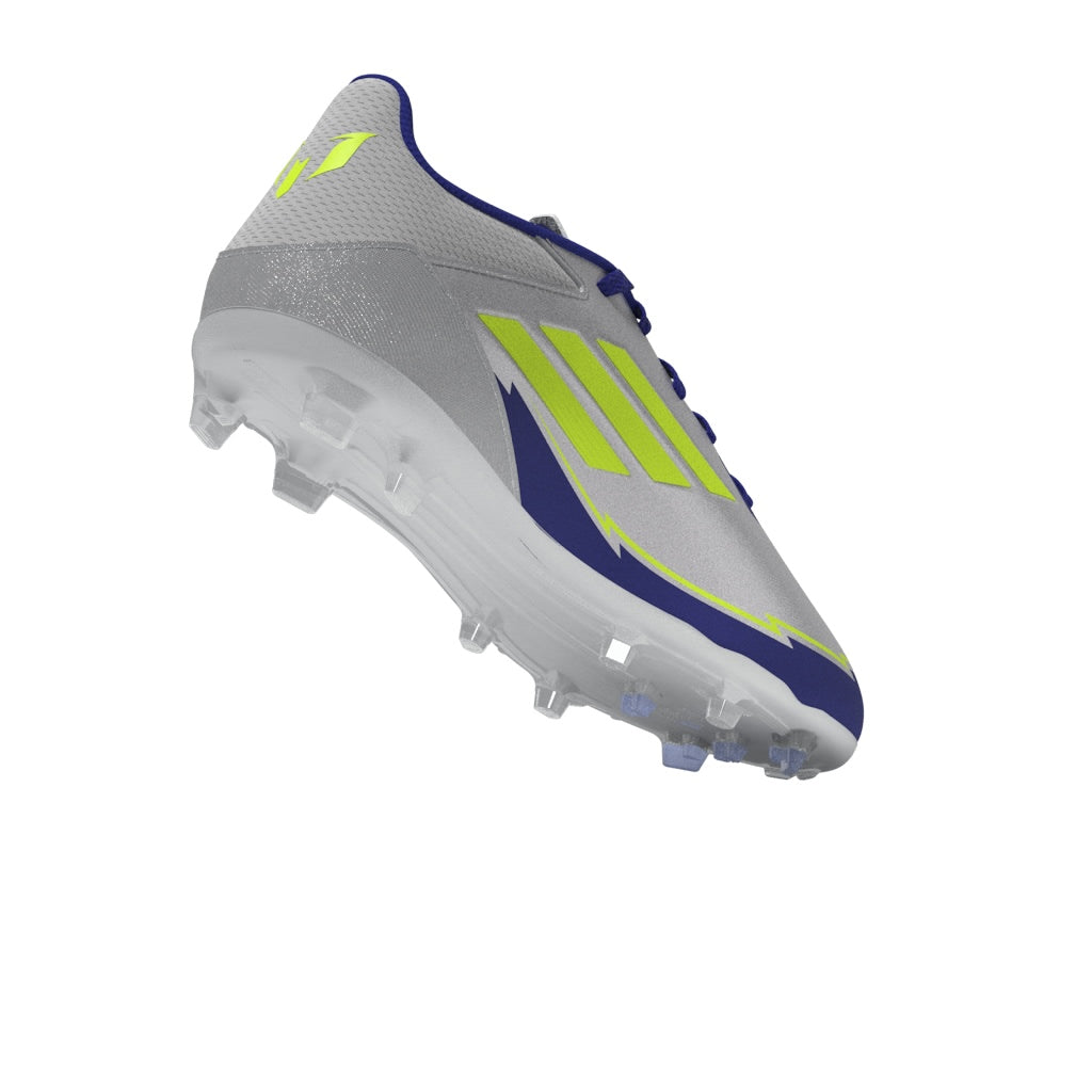 adidas F50 League Messi Firm/Multi-Ground Boots Junior Silver