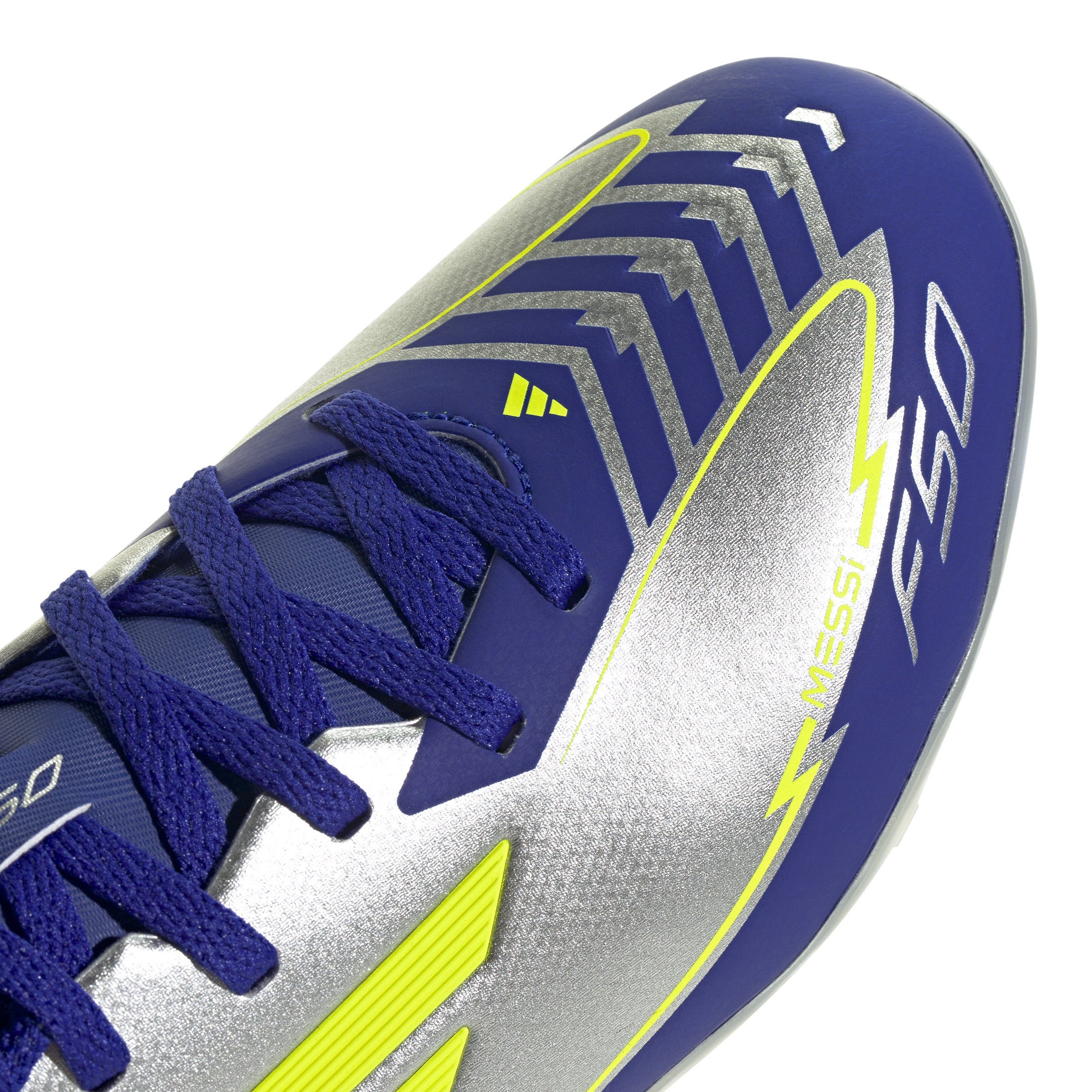 adidas F50 League Messi Firm/Multi-Ground Boots Junior Silver