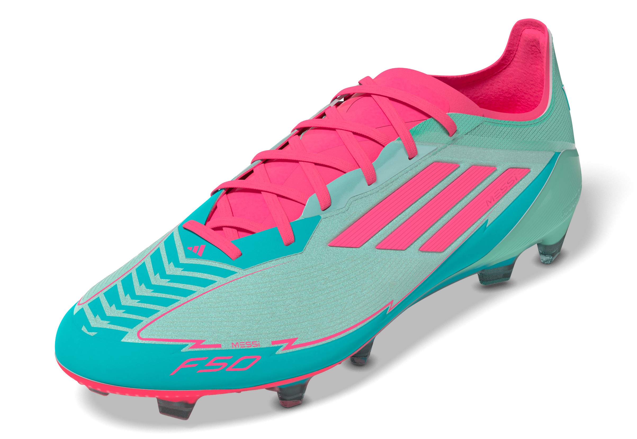 adidas F50 Elite Messi Firm Ground Boots Aqua/Pink