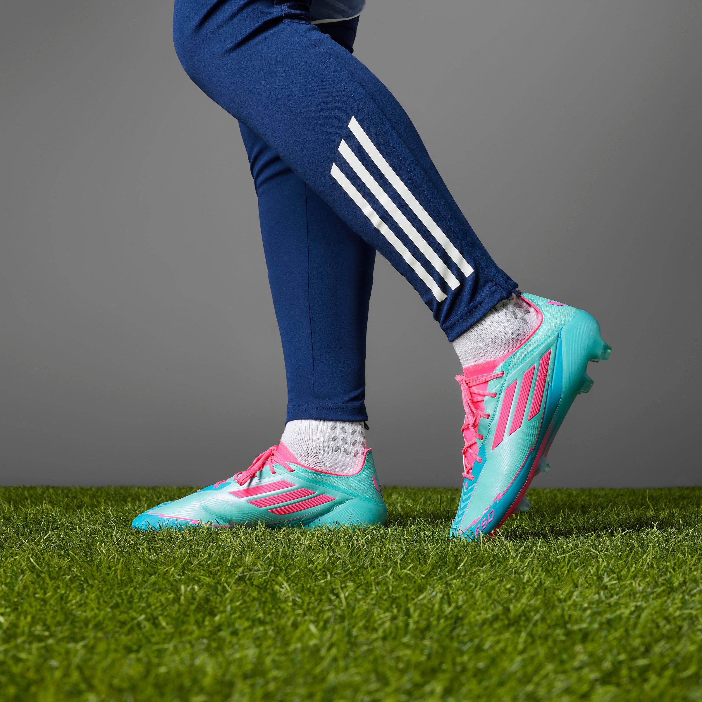 adidas F50 Elite Messi Firm Ground Boots Aqua/Pink
