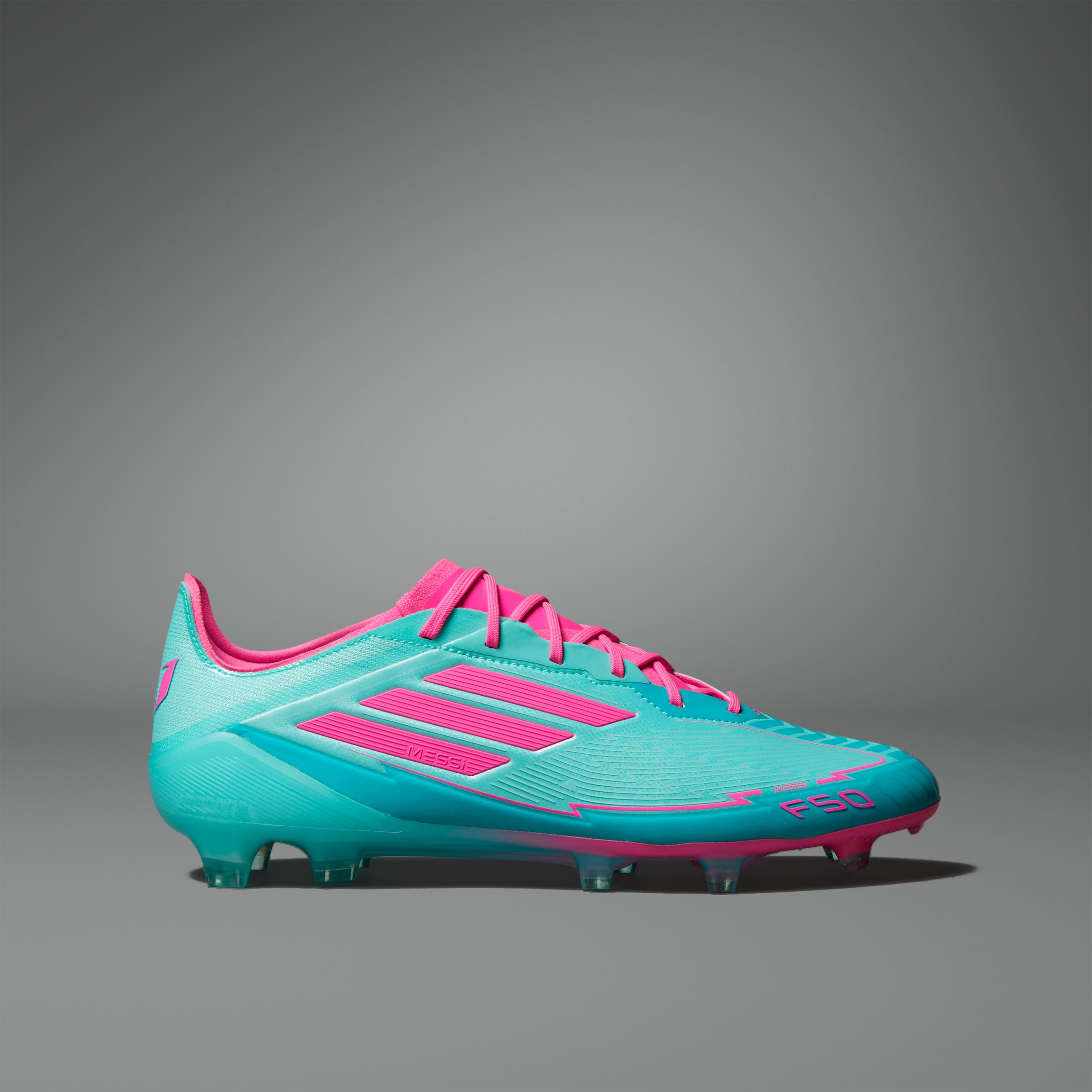 adidas F50 Elite Messi Firm Ground Boots Aqua/Pink