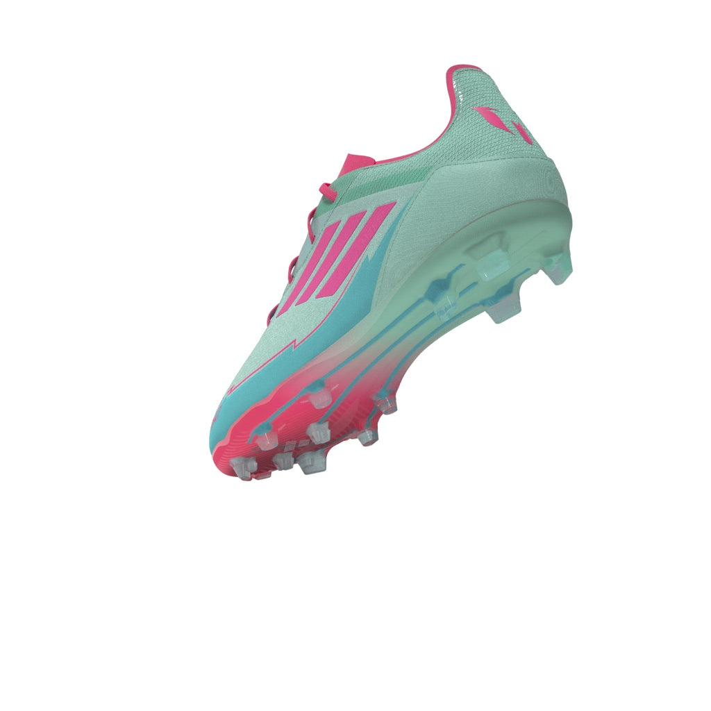adidas F50 Elite Messi Firm Ground Boots Junior Aqua/Pink