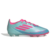 adidas F50 Elite Messi Firm Ground Boots Junior Aqua/Pink