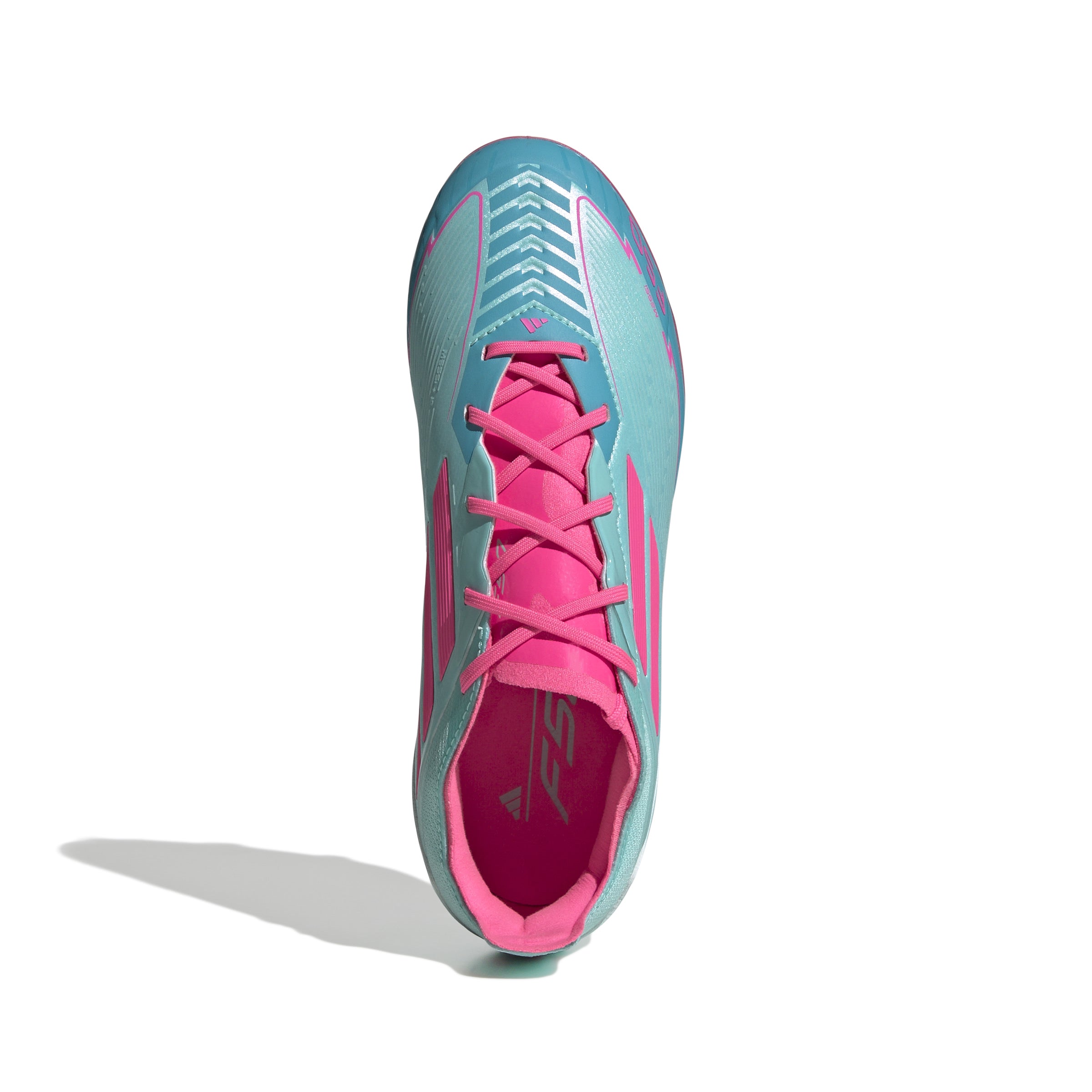 adidas F50 Elite Messi Firm Ground Boots Junior Aqua/Pink
