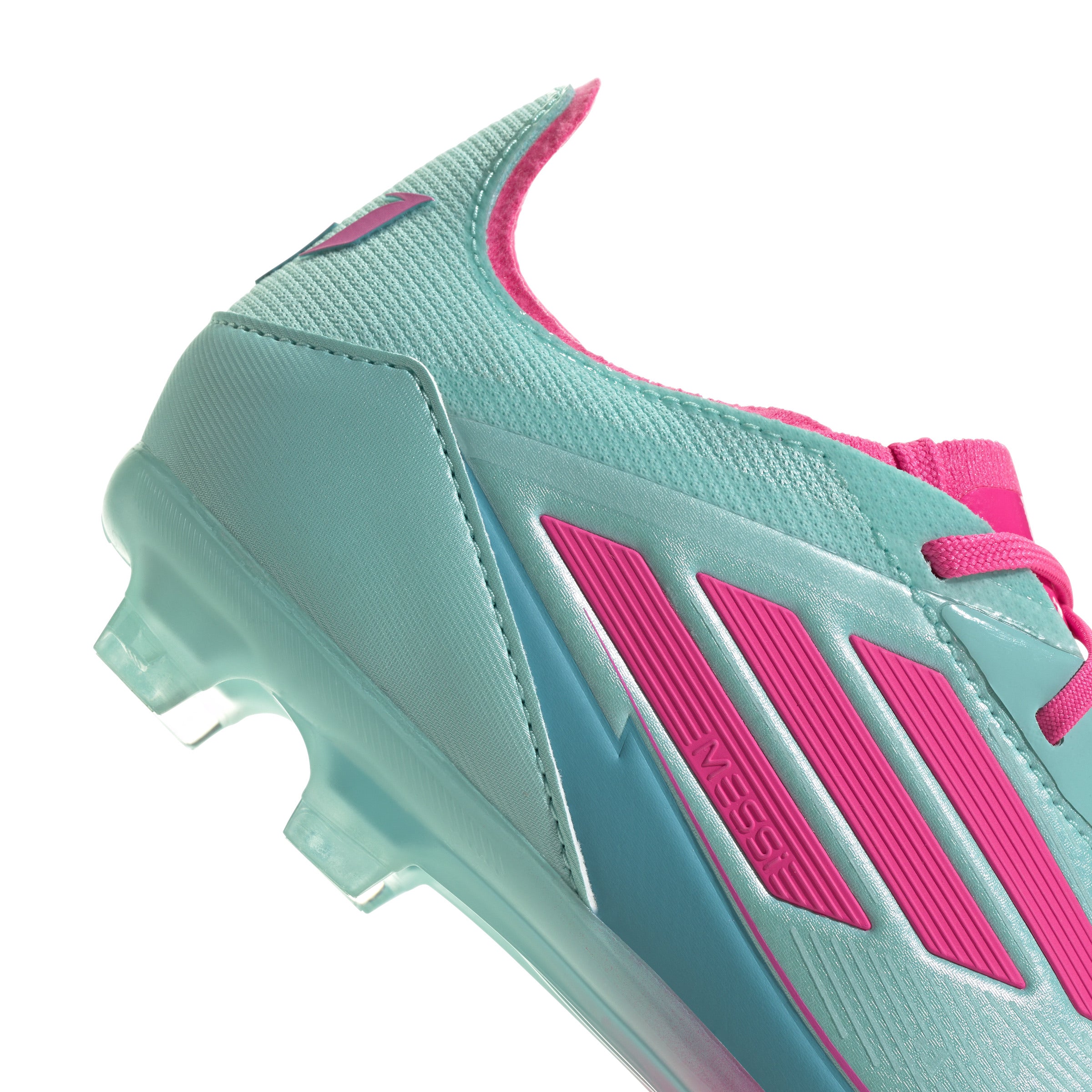 adidas F50 Elite Messi Firm Ground Boots Junior Aqua/Pink