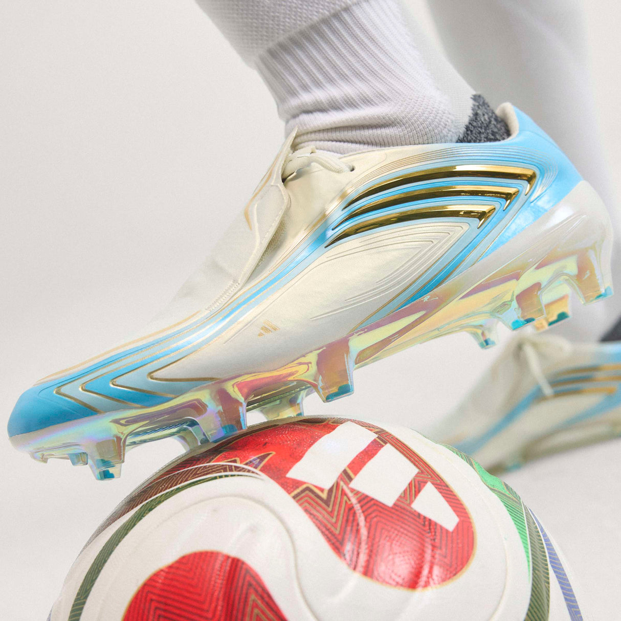 Tacos de fútbol para hombre adidas F50 Messi Elite FG para terreno firme - Azul