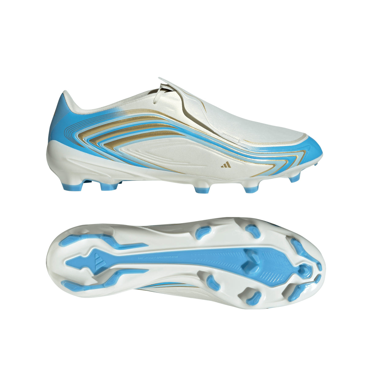 adidas F50 Messi League FG Firm Ground Men's Soccer Cleats - Blue