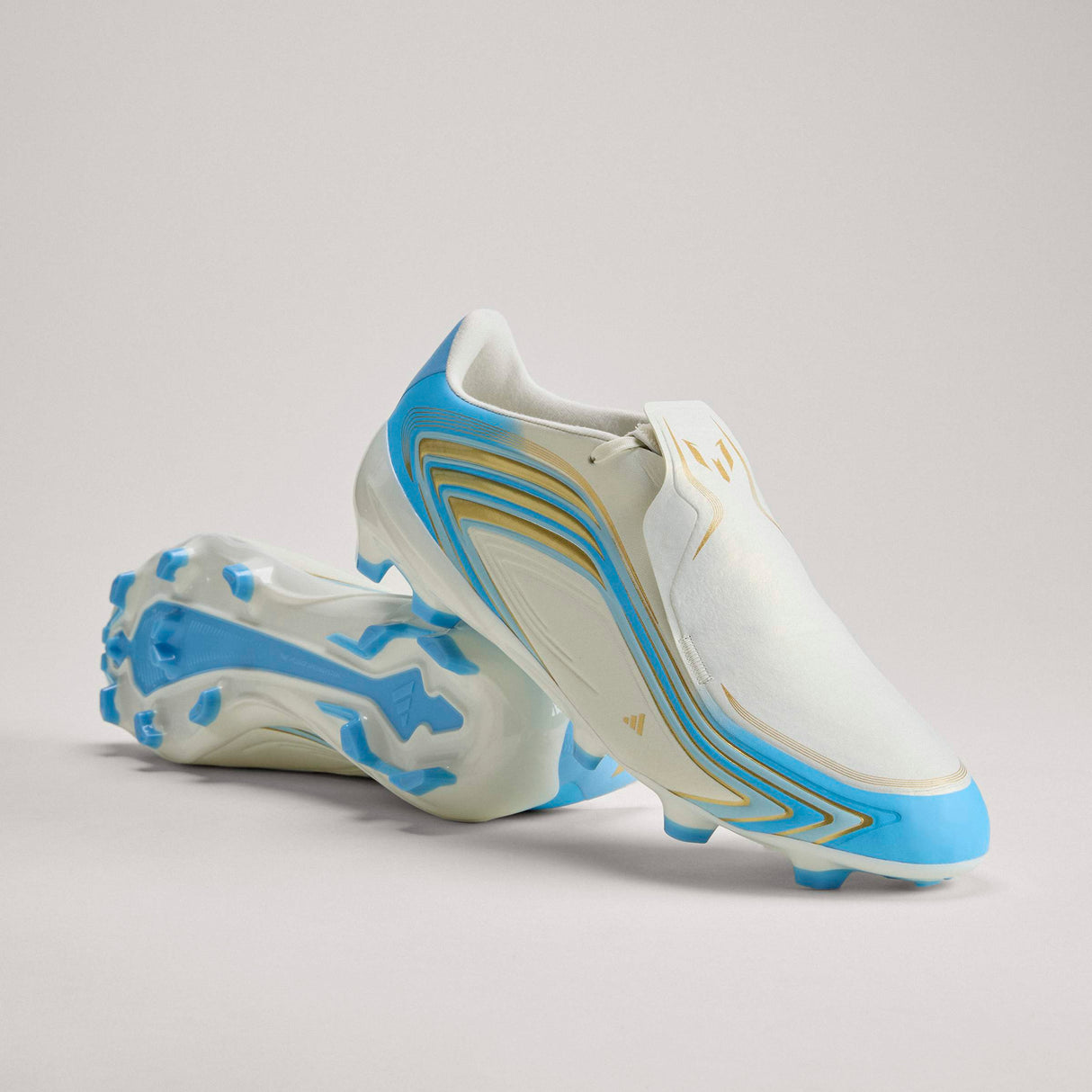 adidas F50 Messi League FG Firm Ground Men's Soccer Cleats - Blue