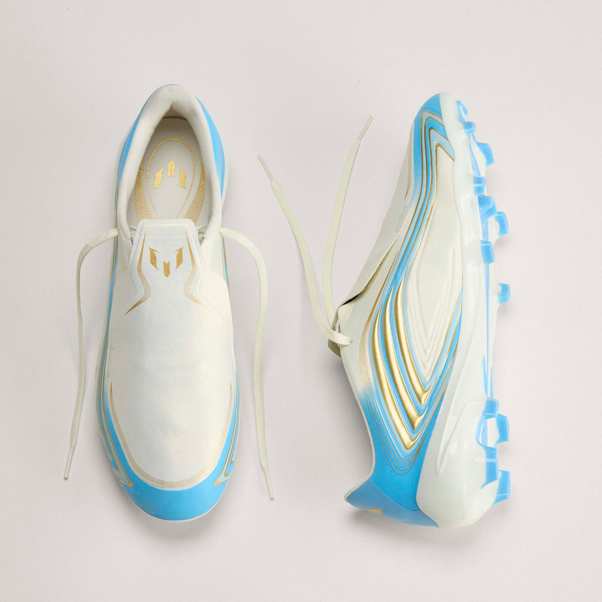 adidas F50 Messi League FG Firm Ground Men's Soccer Cleats - Blue