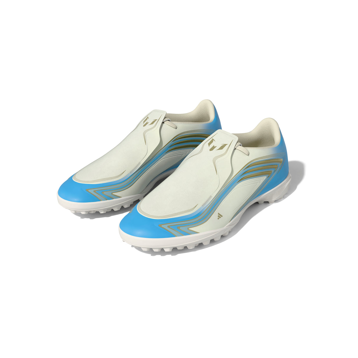 adidas F50 Messi League Turf Men's Soccer Cleats - Ivory/Blue