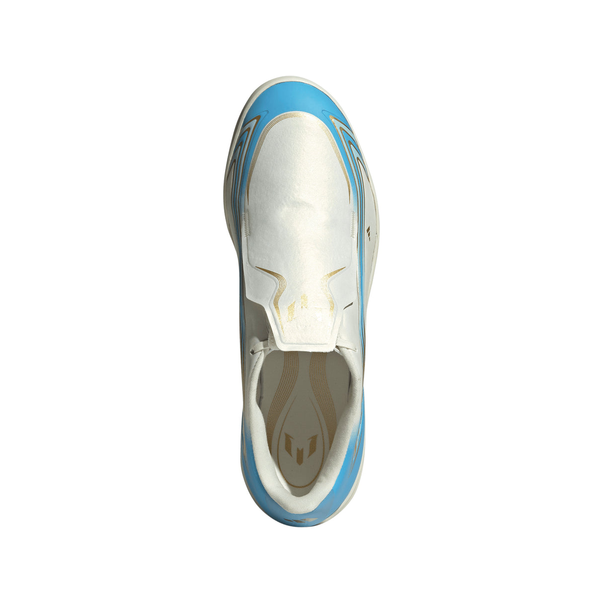 adidas F50 Messi League Turf Men's Soccer Cleats - Ivory/Blue