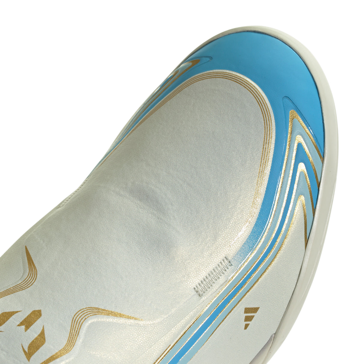 adidas F50 Messi League Turf Men's Soccer Cleats - Ivory/Blue