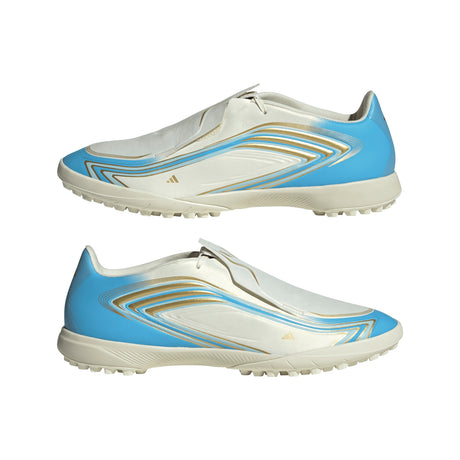 adidas F50 Messi League Turf Men's Soccer Cleats - Ivory/Blue