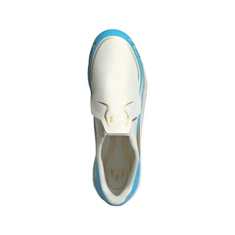 adidas F50 Messi League Laceless FG Firm Ground Youth Soccer Cleats - Blue
