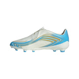 adidas F50 Messi League Laceless FG Firm Ground Youth Soccer Cleats - Blue