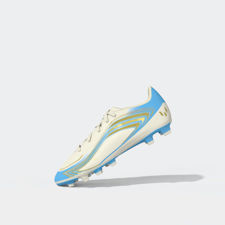 adidas F50 Messi Club FG/MG Firm Ground/Multi Ground Youth Soccer Cleats - Blue