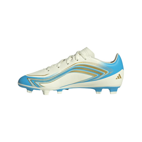 adidas F50 Messi Club FG/MG Firm Ground/Multi Ground Youth Soccer Cleats - Blue