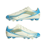 adidas F50 Messi Club FG/MG Firm Ground/Multi Ground Youth Soccer Cleats - Blue