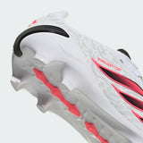 adidas Predator Elite Firm Ground Youth Soccer Cleats - White/Black