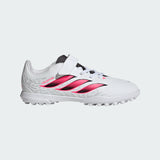 adidas Predator Club Hook & Loop Turf Youth Soccer Cleats - White/Black