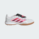 adidas Predator League Fold-Over Tongue Indoor Youth Soccer Shoes - White/Black