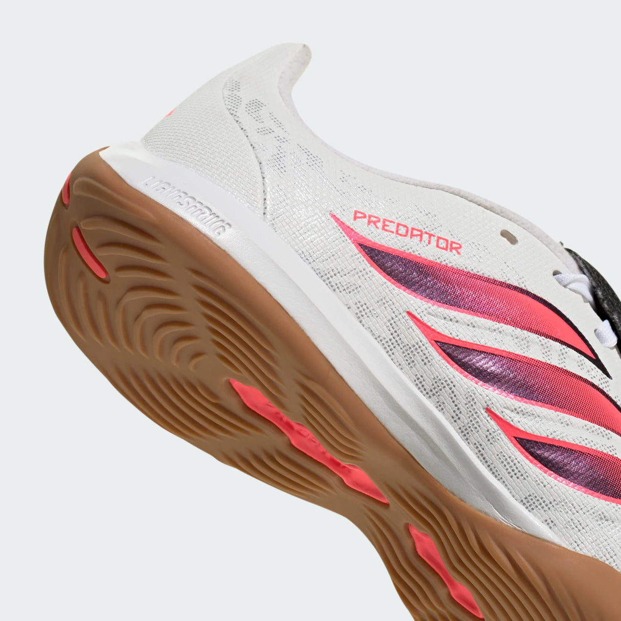adidas Predator League Fold-Over Tongue Indoor Youth Soccer Shoes - White/Black