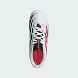 adidas Predator Club Firm Ground/ Multi Ground Youth Soccer Cleats - White/Black