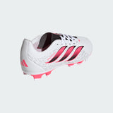 adidas Predator Club Firm Ground/ Multi Ground Youth Soccer Cleats - White/Black
