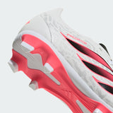 adidas Predator Club Firm Ground/ Multi Ground Youth Soccer Cleats - White/Black