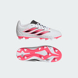 adidas Predator Club Firm Ground/ Multi Ground Youth Soccer Cleats - White/Black