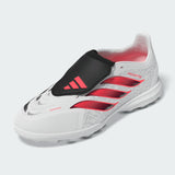 adidas Predator League Fold- Over Tongue Turf Youth Soccer Cleats - White/Black